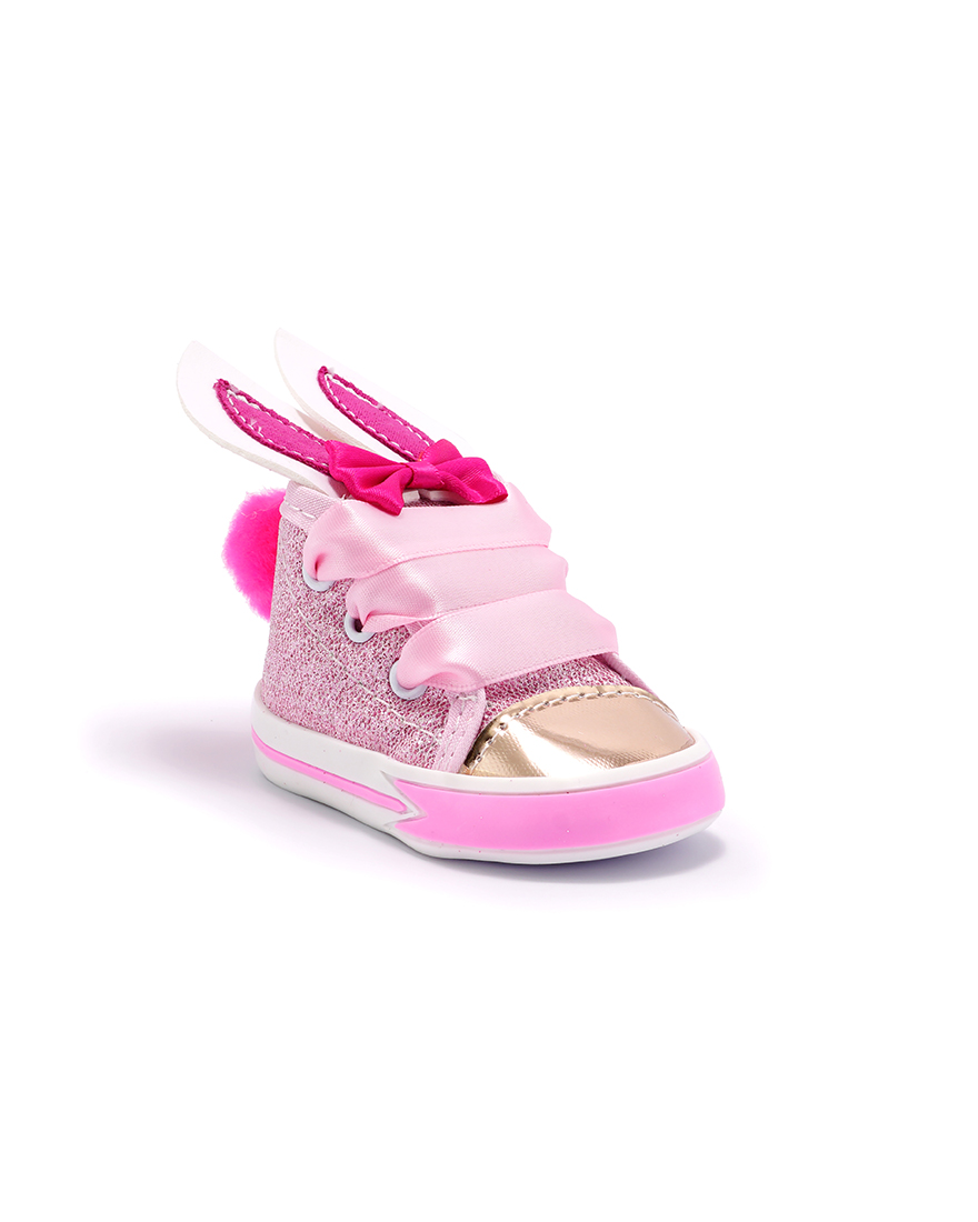 Tenis textil Conejo pike Rosa