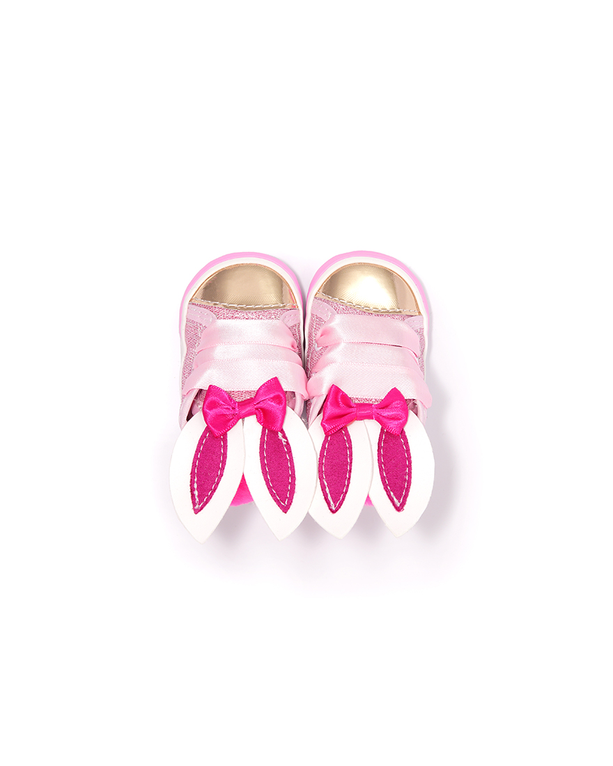 Tenis textil Conejo pike Rosa